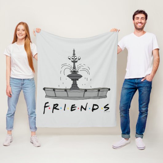 FRIENDS™の噴水 フリースブランケット (インサイチュ)