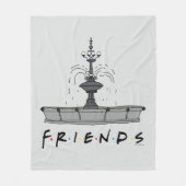FRIENDS™の噴水 フリースブランケット (正面)