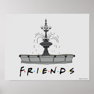 FRIENDS™の噴水 ポスター