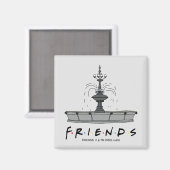 FRIENDS™の噴水 マグネット (正面/裏面)