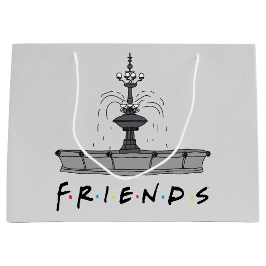 FRIENDS™ の噴水 ラージペーパーバッグ (正面)