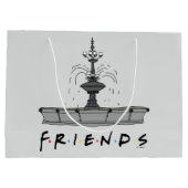 FRIENDS™ の噴水 ラージペーパーバッグ (裏面)