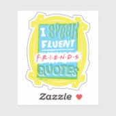 FRIENDS™の引用が流暢に話せる - のぞき穴 シール (シート)