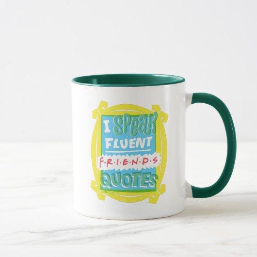 FRIENDS™の引用が流暢に話せる - のぞき穴 マグカップ (右)