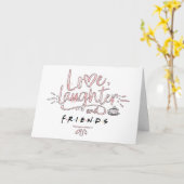 FRIENDS™の愛と笑い カード (黄色い花)