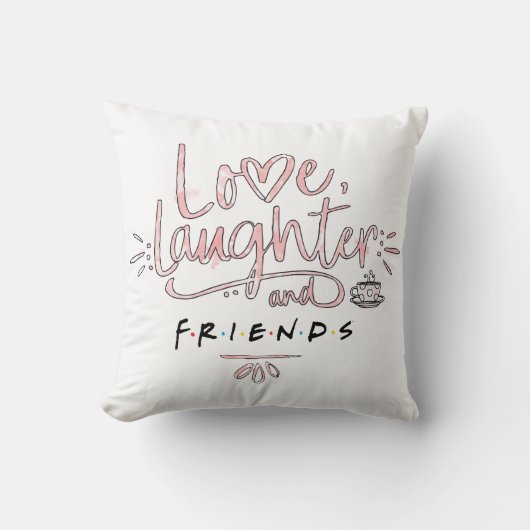 FRIENDS™の愛と笑い クッション (正面)
