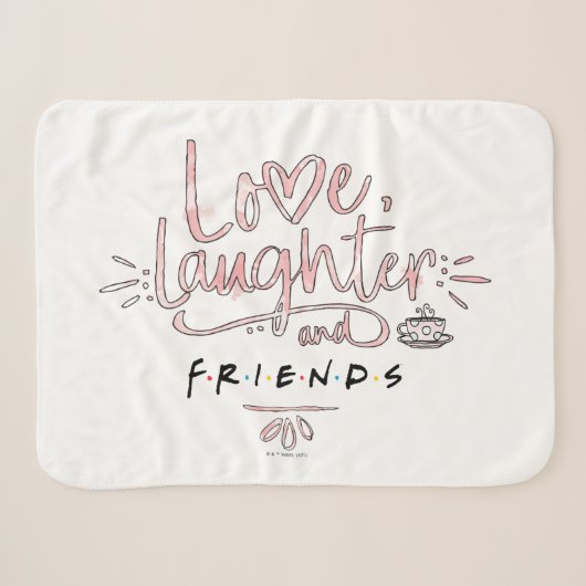 FRIENDS™の愛と笑い シェルパブランケット (正面(横))