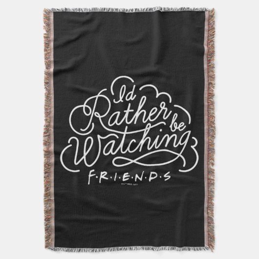 FRIENDS™の脚本を見たい スローブランケット (正面縦)