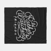 FRIENDS™の脚本を見たい フリースブランケット (正面(横))