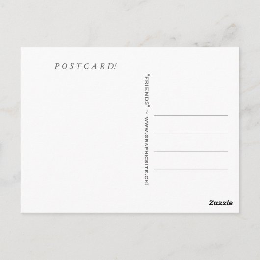 FRIENDS – はがき (裏面)