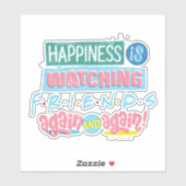 FRIENDS™を何度も観る幸せ シール (シート)