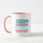 FRIENDS™を何度も観る幸せ マグカップ (左)