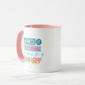 FRIENDS™を何度も観る幸せ マグカップ (正面左)
