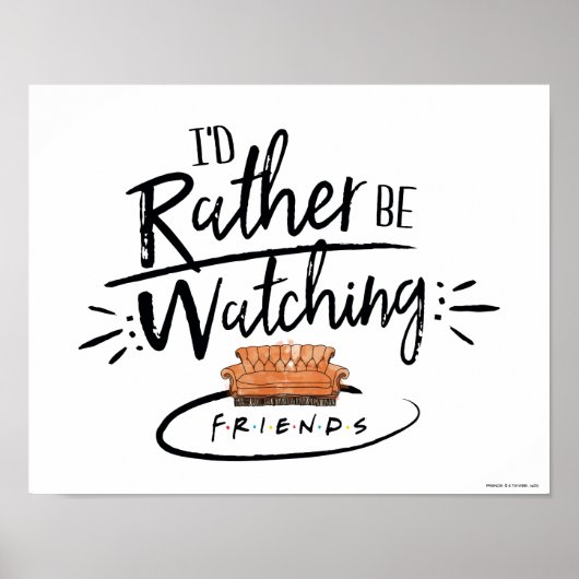 FRIENDS™を見ていたい ポスター (正面)