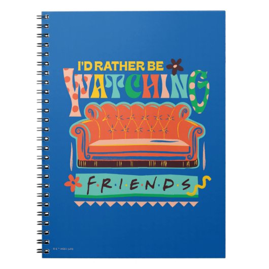 FRIENDS™を見るのが一番！ビブラントグラフィック ノートブック (正面)