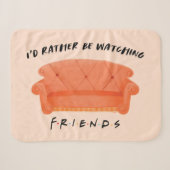 FRIENDS™を見るのが好き シェルパブランケット (正面(横))