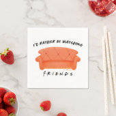 FRIENDS™を見るのが好き スタンダードカクテルナプキン (インサイチュ)