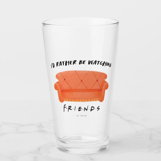 FRIENDS™を見るのが好き タンブラーグラス (正面)
