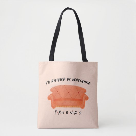 FRIENDS™を見るのが好き トートバッグ (正面)