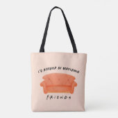 FRIENDS™を見るのが好き トートバッグ (裏面)