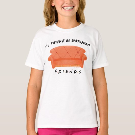 FRIENDS™を見るのが好き Tシャツ (正面)