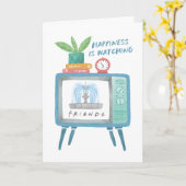 FRIENDS™を見る幸せ カード (黄色い花)