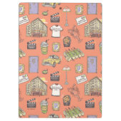 FRIENDS™アイコンカラフルパターン クリップボード (裏面)