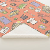 FRIENDS™アイコンカラフルパターン シェルパブランケット (3/4)