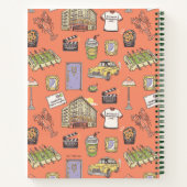 FRIENDS™アイコンカラフルパターン ノートブック (裏面)