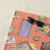 FRIENDS™アイコンカラフルパターン ビーチタオル (インサイチュ)