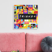 FRIENDS™ アイコン柄 キャンバスプリント (インサイチュ (リビング))