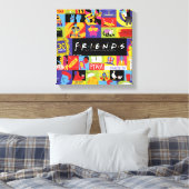 FRIENDS™ アイコン柄 キャンバスプリント (インサイチュ (寝室))