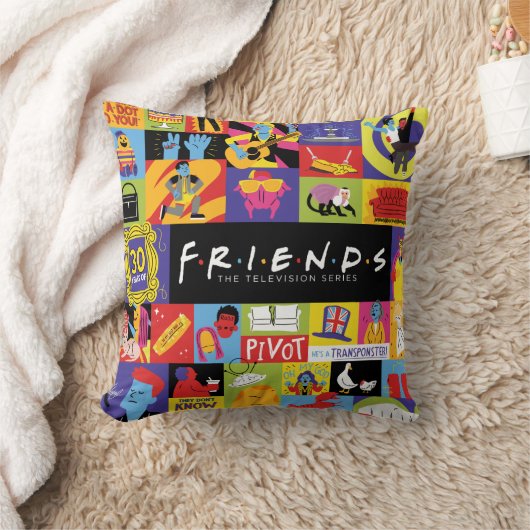 FRIENDS™ アイコン柄 クッション (ブランケット)