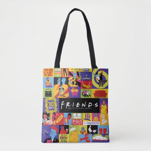 FRIENDS™ アイコン柄 トートバッグ (正面)