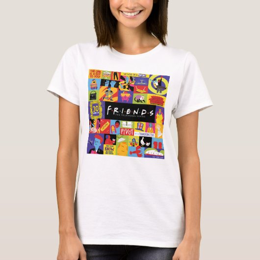 FRIENDS™ アイコン柄 Tシャツ (正面)