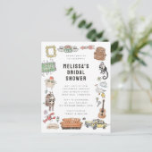 FRIENDS™ ウォーターカラーアイコン ブライダルシャワー ポストカード (スタンド正面)