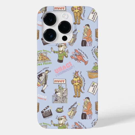 FRIENDS™ カラフルキャラクターパターン Case-Mate iPhoneケース (裏面)