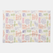 FRIENDS™カラフル引用文パターン キッチンタオル (横)