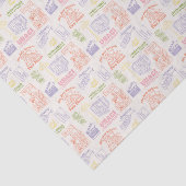 FRIENDS™カラフル引用文パターン 薄葉紙 (詳細)