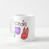 Friends カラフル Animal Mug REVISED コーヒーマグカップ (正面左)