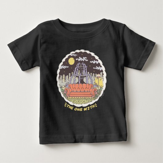 FRIENDS™ | カートゥーン・ファウンテン ベビーTシャツ (正面)