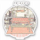 FRIENDS™ カートゥーンTシャツ シール (正面)