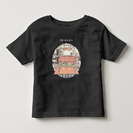 FRIENDS™ カートゥーンTシャツ トドラーTシャツ (正面)