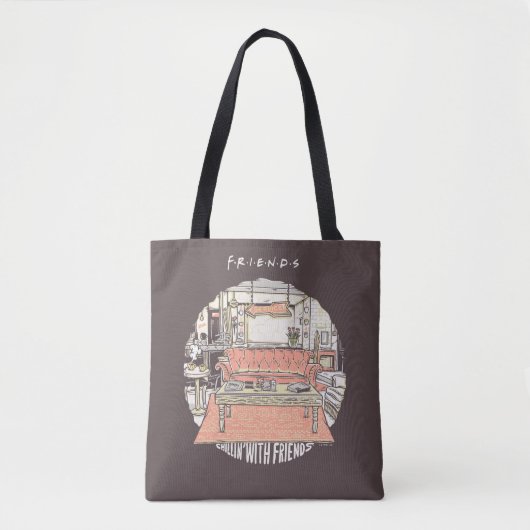 FRIENDS™ カートゥーンTシャツ トートバッグ (正面)