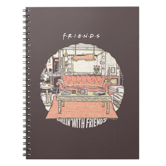 FRIENDS™ カートゥーンTシャツ ノートブック (正面)