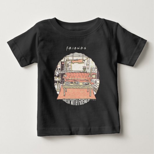 FRIENDS™ カートゥーンTシャツ ベビーTシャツ (正面)