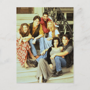 FRIENDS™   キャストが玄関先に座って インビテーションポストカード