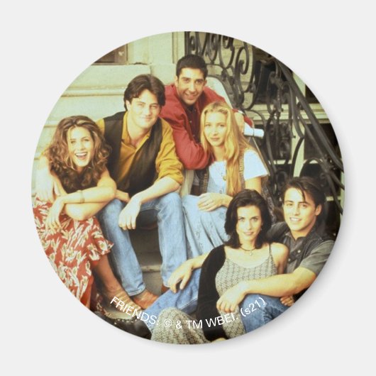 FRIENDS™ | キャストが玄関先に座って マグネット (正面)