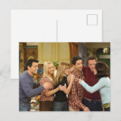 FRIENDS™ | キャストの感謝祭グループハグ インビテーションポストカード (正面/裏面)