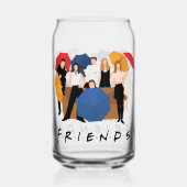 FRIENDS™キャラクターシルエット ガラス缶 (裏面)